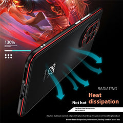 Coque de protection antichoc pour Huawei Nova 13 Pro 5G avec cadre métallique et protection d'objectif d'appareil photo 