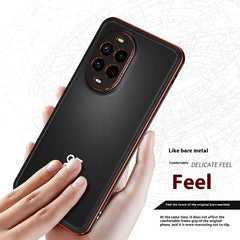 Coque de protection antichoc pour Huawei Nova 13 Pro 5G avec cadre métallique et protection d'objectif d'appareil photo 