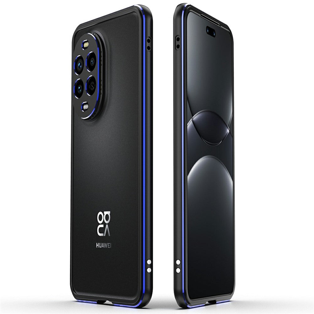 Coque de protection antichoc pour Huawei Nova 13 Pro 5G avec cadre métallique et protection d'objectif d'appareil photo 