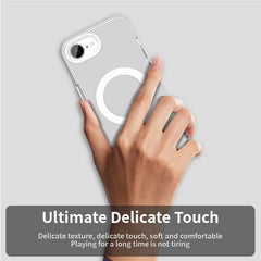 For iPhone 16e Case Magnetic Case Skin Touch Matte Anti Drop TPU + PC Phone Back Cover - TechGearPal