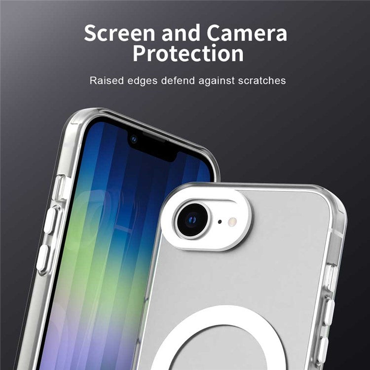 For iPhone 16e Case Magnetic Case Skin Touch Matte Anti Drop TPU + PC Phone Back Cover - TechGearPal