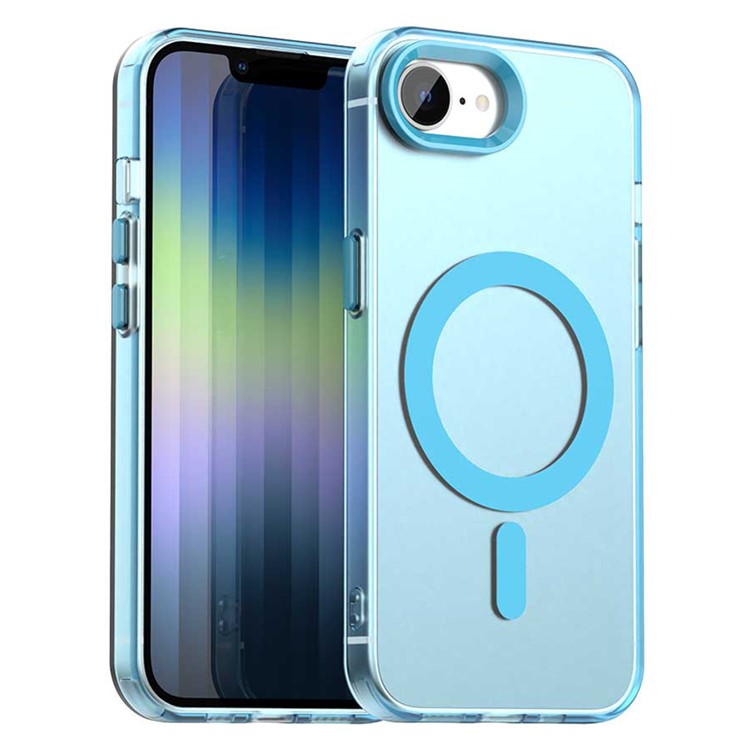For iPhone 16e Case Magnetic Case Skin Touch Matte Anti Drop TPU + PC Phone Back Cover - TechGearPal
