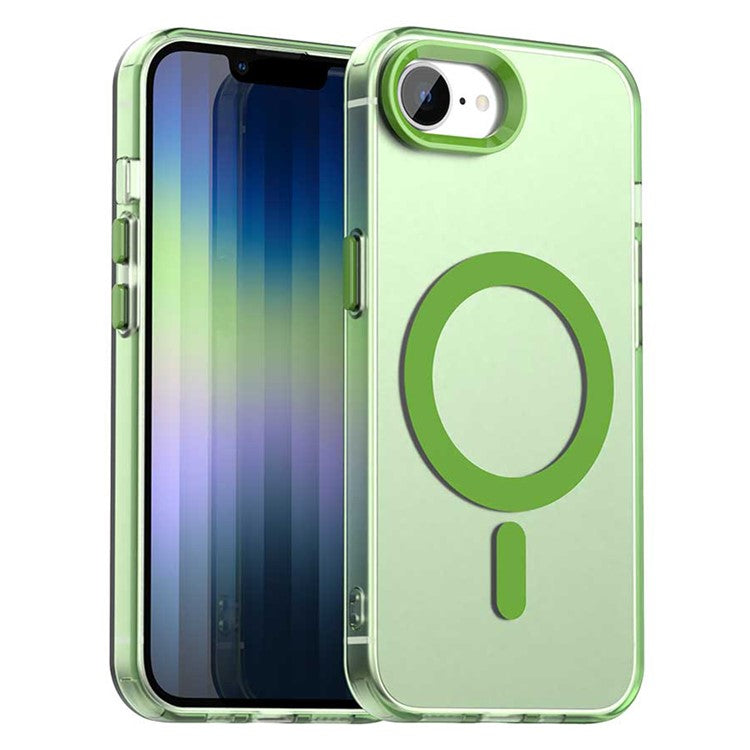 For iPhone 16e Case Magnetic Case Skin Touch Matte Anti Drop TPU + PC Phone Back Cover - TechGearPal