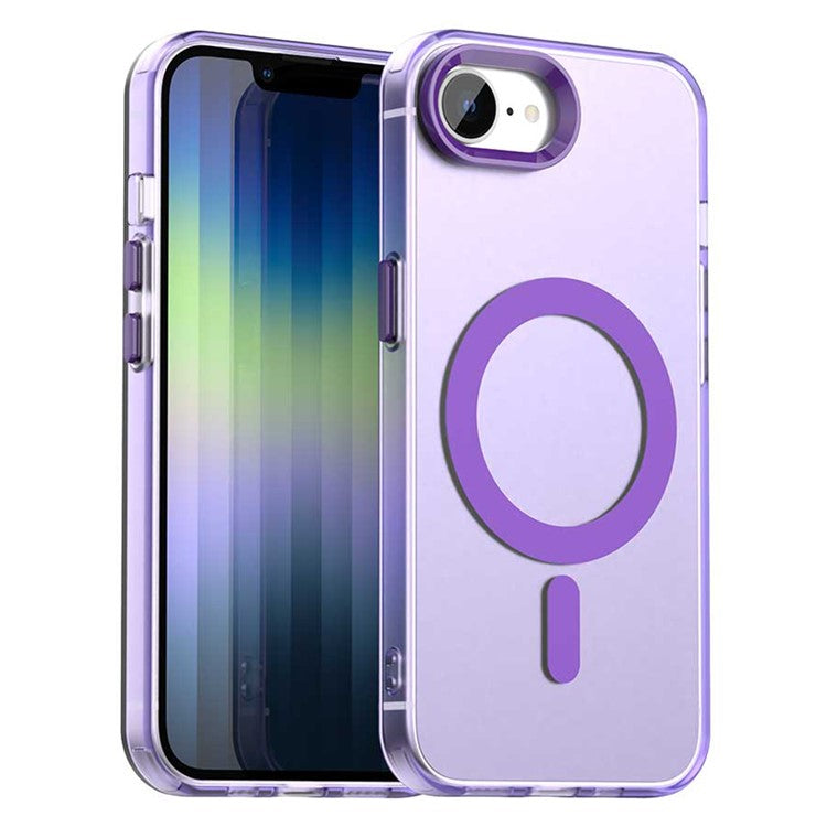 For iPhone 16e Case Magnetic Case Skin Touch Matte Anti Drop TPU + PC Phone Back Cover - TechGearPal
