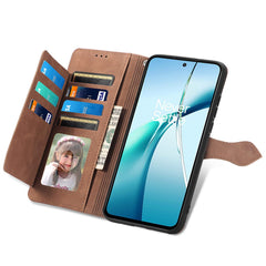 For Huawei nova 13 5G Zipper Wallet Case with Strap Flower Imprint PU Leather Phone Cover
