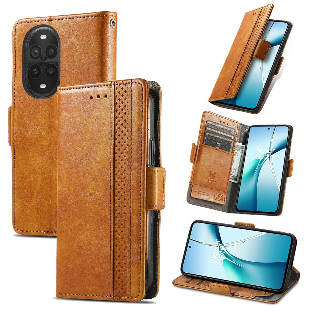 For Huawei nova 13 Pro 5G Phone Cases CASENEO PU Leather Cover Stand with RFID Blocking Walle