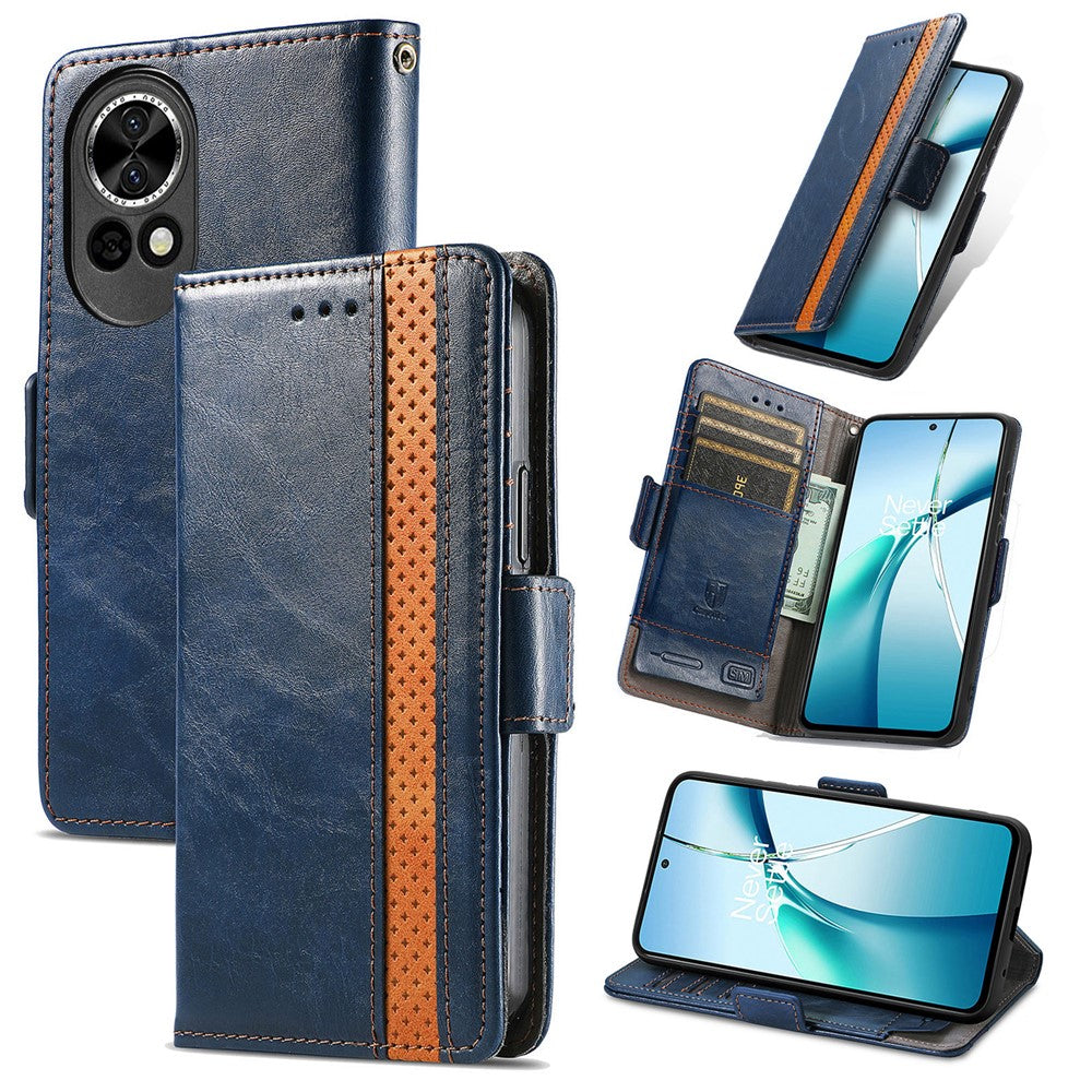 For Huawei nova 13 5G Phone Cases CASENEO PU Leather Cover Stand with RFID Blocking Wallet