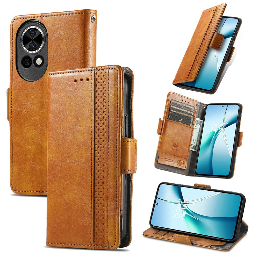 For Huawei nova 13 5G Phone Cases CASENEO PU Leather Cover Stand with RFID Blocking Wallet