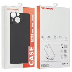 WANLONFENG RB1 Series For iPhone 16e Case Screen Film Soft TPU Phone Cover - TechGearPal