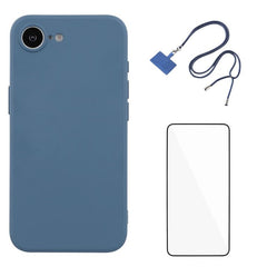 WANLONFENG RB1 Series For iPhone 16e Case Screen Film Soft TPU Phone Cover - TechGearPal