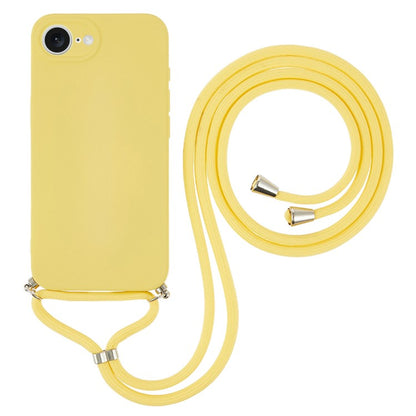 For iPhone 16e Case Flexible TPU Fiber Lining Anti-Shock Crossbody Phone Cover - TechGearPal