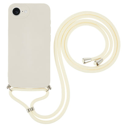 For iPhone 16e Case Flexible TPU Fiber Lining Anti-Shock Crossbody Phone Cover - TechGearPal