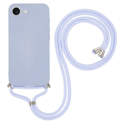 For iPhone 16e Case Flexible TPU Fiber Lining Anti-Shock Crossbody Phone Cover - TechGearPal