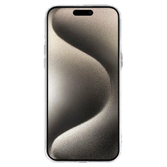For iPhone 15 Pro Case Epoxy Design Electroplating Soft TPU Phone Back Cover Large Lens Cutout - TechGearPal