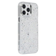 For iPhone 16 Pro Case Epoxy Design Electroplating Soft TPU Phone Back Cover Large Lens Cutout - TechGearPal