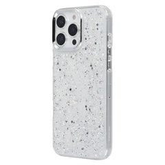 For iPhone 16 Pro Case Epoxy Design Electroplating Soft TPU Phone Back Cover Large Lens Cutout - TechGearPal