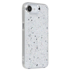 For iPhone 16e Case Epoxy Design Electroplating Soft TPU Phone Back Cover Large Lens Cutout - TechGearPal