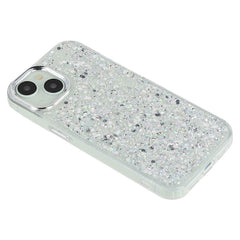 For iPhone 13 Case Epoxy Design Electroplating Soft TPU Phone Back Cover Large Lens Cutout - TechGearPal