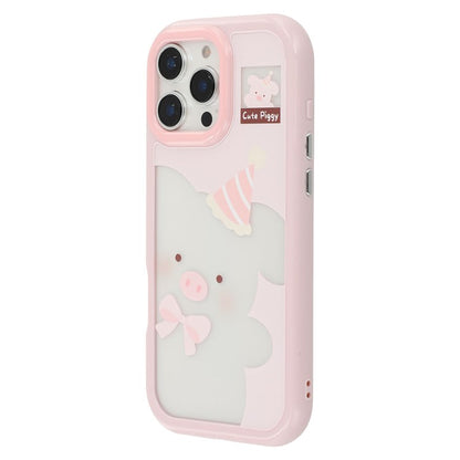 For iPhone 16 Pro Max Case Pattern Printing TPU + Acrylic Phone Back Cover Large Lens Cutout - TechGearPal