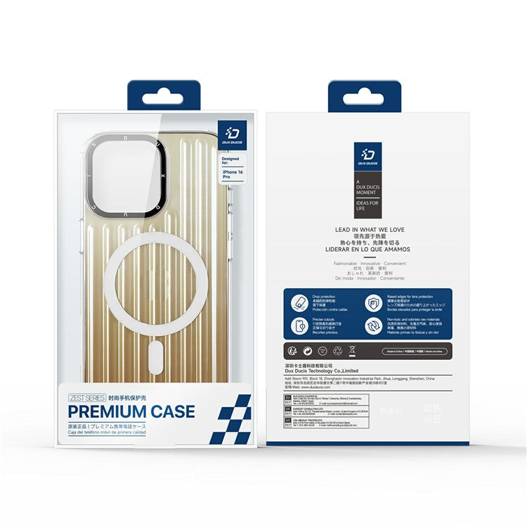 DUX DUCIS Zest Series For iPhone 16 Pro Case Compatible with MagSafe Gradient TPU + PET Phone Cover - TechGearPal