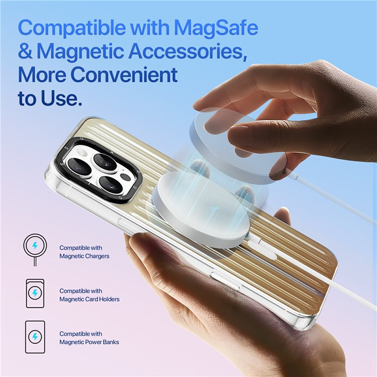 DUX DUCIS Zest Series For iPhone 16 Pro Case Compatible with MagSafe Gradient TPU + PET Phone Cover - TechGearPal