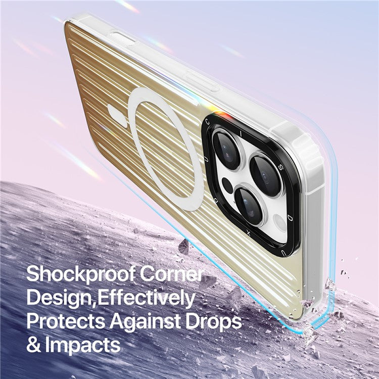 DUX DUCIS Zest Series For iPhone 16 Pro Case Compatible with MagSafe Gradient TPU + PET Phone Cover - TechGearPal