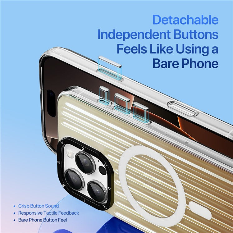 DUX DUCIS Zest Series For iPhone 16 Pro Case Compatible with MagSafe Gradient TPU + PET Phone Cover - TechGearPal