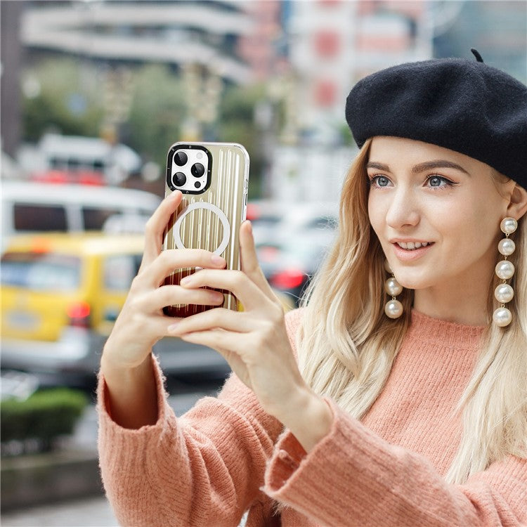 DUX DUCIS Zest Series For iPhone 16 Pro Case Compatible with MagSafe Gradient TPU + PET Phone Cover - TechGearPal