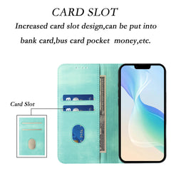For iPhone 16 Pro Wallet Cases Retro Texture RFID Blocking Leather Phone Cover - TechGearPal