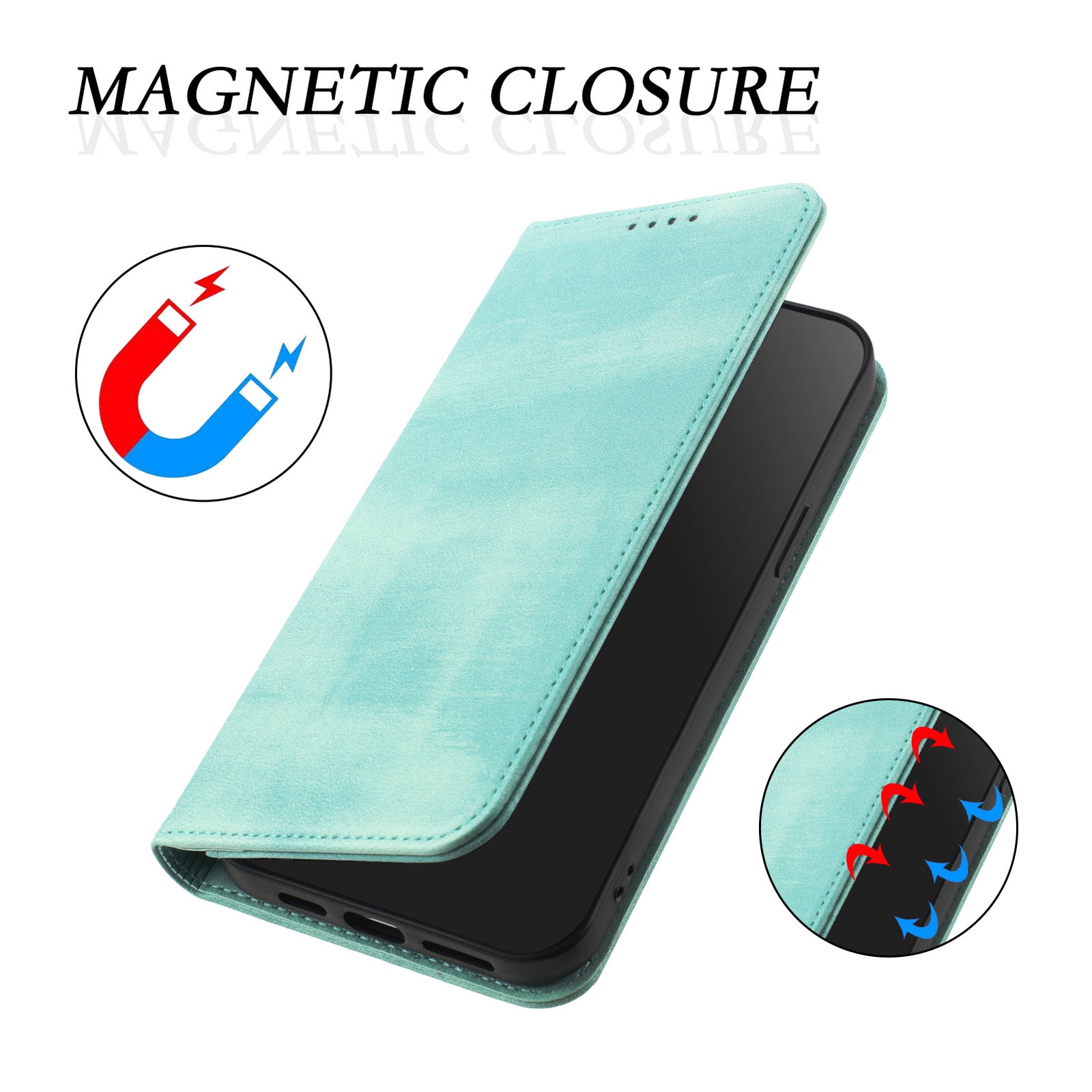 For iPhone 16 Wallet Cases Retro Texture RFID Blocking Leather Phone Cover - TechGearPal