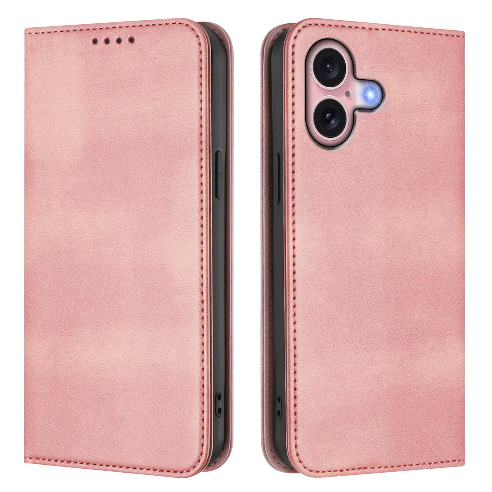 For iPhone 16 Wallet Cases Retro Texture RFID Blocking Leather Phone Cover - TechGearPal