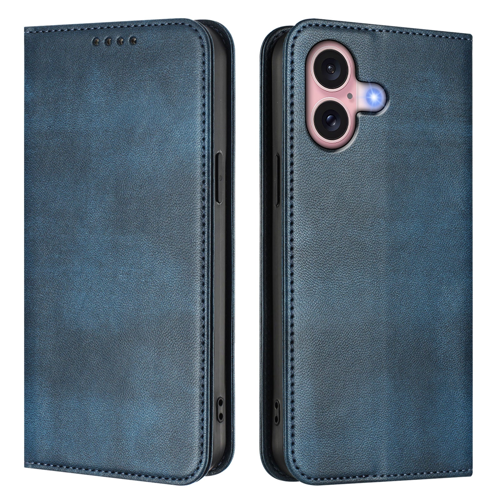 For iPhone 16 Wallet Cases Retro Texture RFID Blocking Leather Phone Cover - TechGearPal