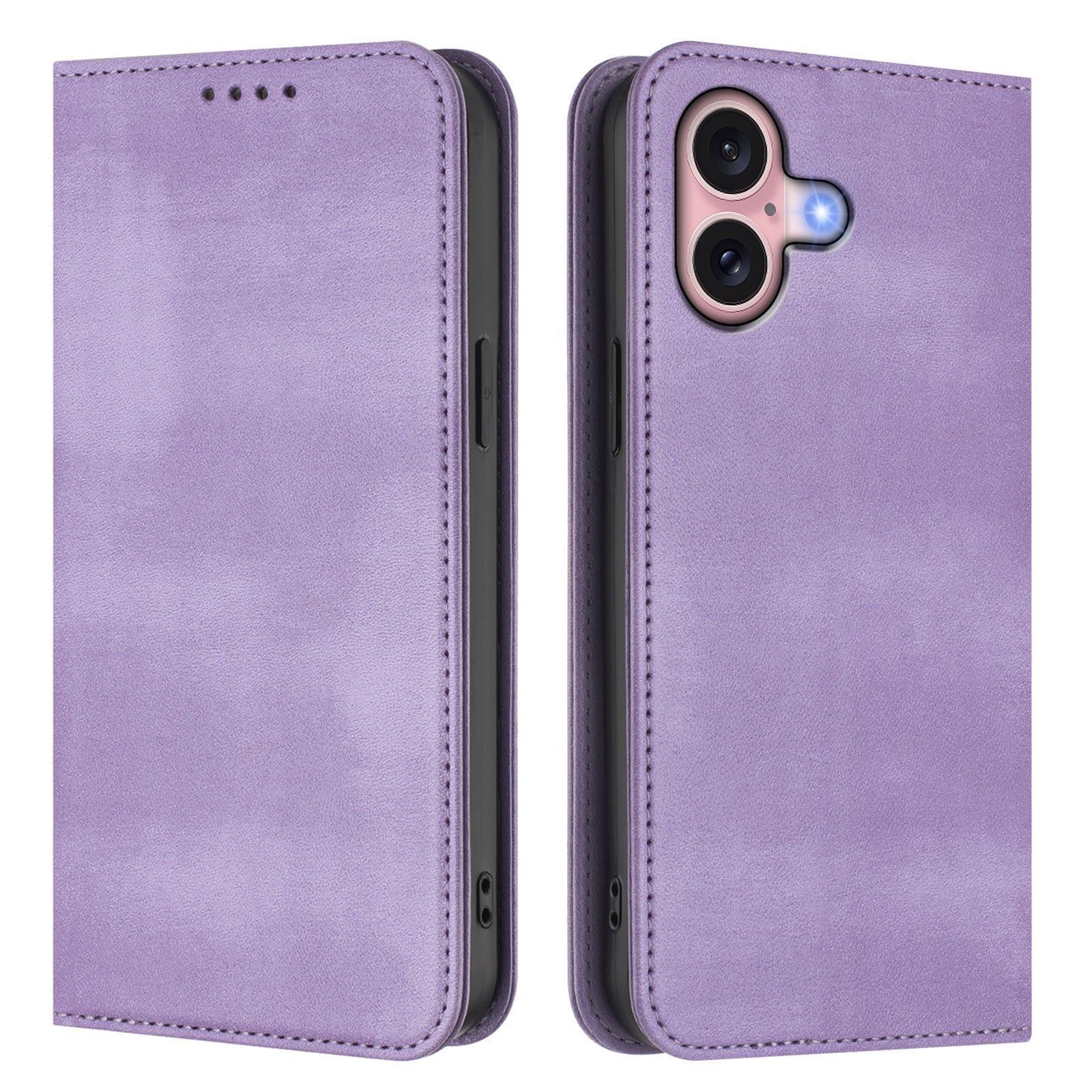 For iPhone 16 Wallet Cases Retro Texture RFID Blocking Leather Phone Cover - TechGearPal