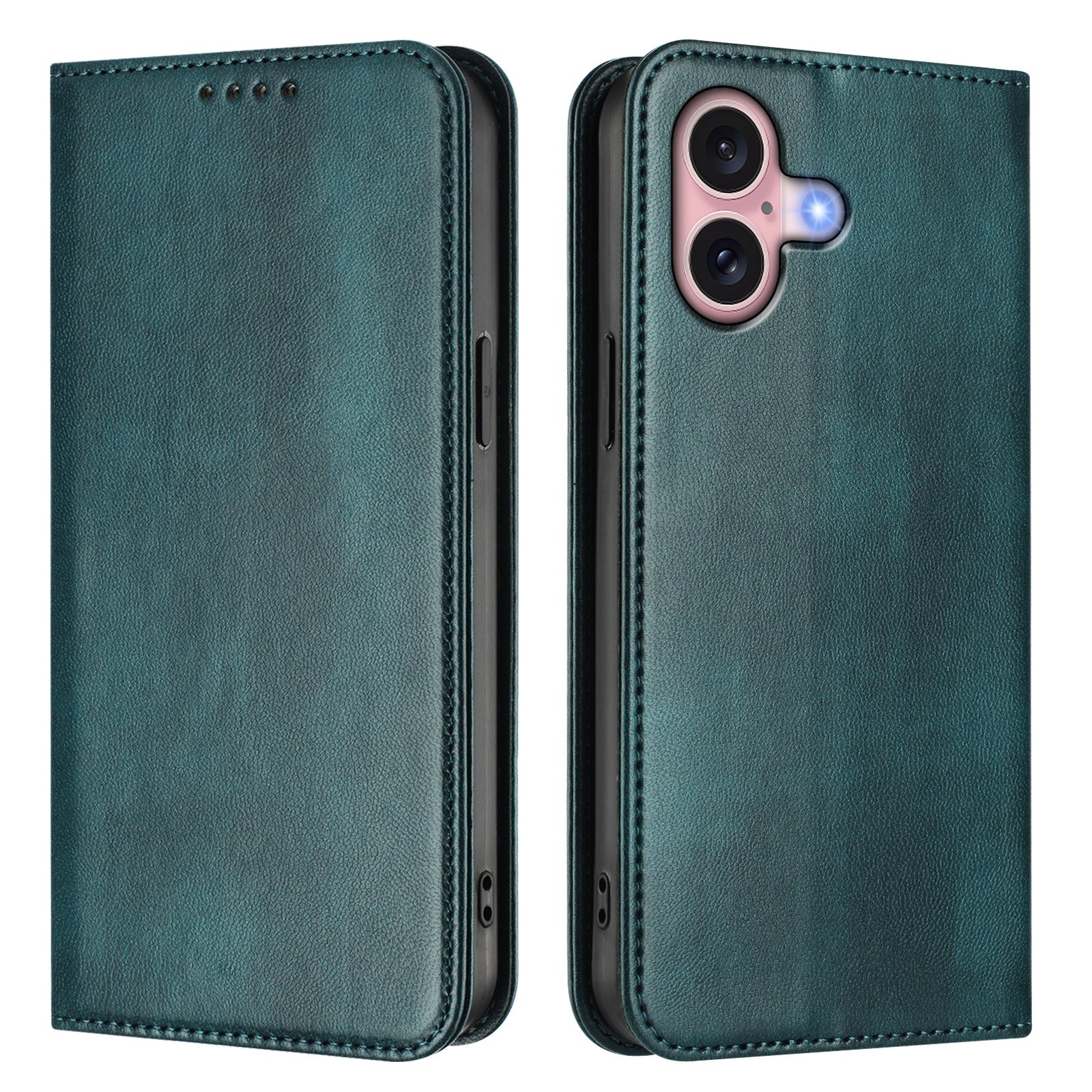 For iPhone 16 Wallet Cases Retro Texture RFID Blocking Leather Phone Cover - TechGearPal