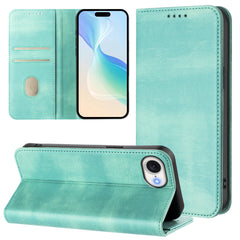 For iPhone 16e Wallet Cases Retro Texture RFID Blocking Leather Phone Cover - TechGearPal