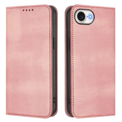 For iPhone 16e Wallet Cases Retro Texture RFID Blocking Leather Phone Cover - TechGearPal