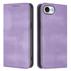 For iPhone 16e Wallet Cases Retro Texture RFID Blocking Leather Phone Cover - TechGearPal