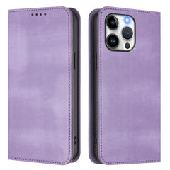 For iPhone 15 Pro Max Wallet Cases Retro Texture RFID Blocking Leather Phone Cover - TechGearPal