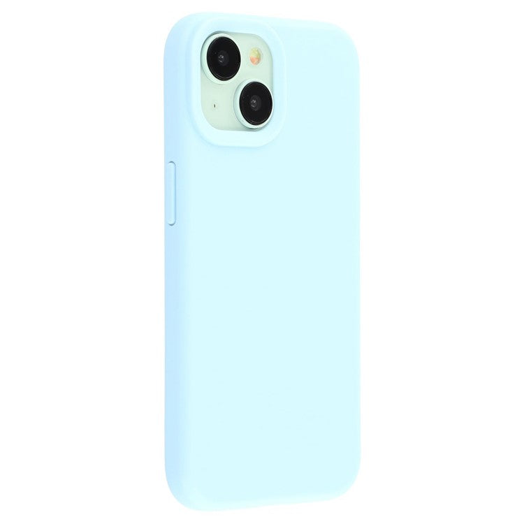 For iPhone 13 Case 2.0mm Thick Solid Color Soft TPU Phone Back Cover Large Lens Cutou - TechGearPal