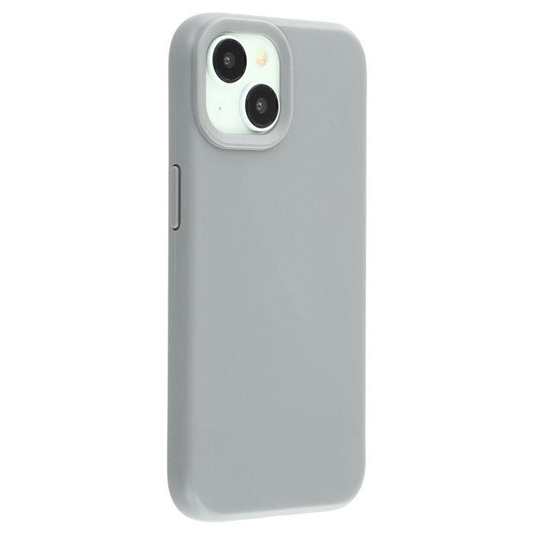 For iPhone 13 Case 2.0mm Thick Solid Color Soft TPU Phone Back Cover Large Lens Cutou - TechGearPal