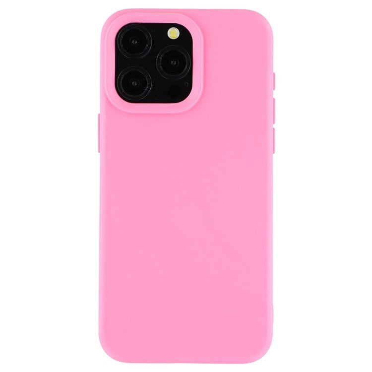 For iPhone 15 Pro Max Case 2.0mm Thick Solid Color Soft TPU Phone Back Cover Large Lens Cutout - TechGearPal