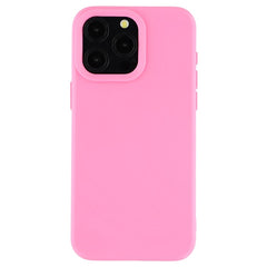 For iPhone 15 Pro Max Case 2.0mm Thick Solid Color Soft TPU Phone Back Cover Large Lens Cutout - TechGearPal