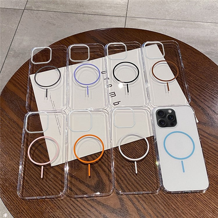 For iPhone 15 Pro Max Case Compatible with MagSafe Clear Slim PC Phone Back Cover - TechGearPal