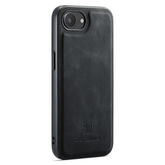 DG.MING For iPhone 16e Case PU Leather Covered PC + TPU Hybrid Phone Shell - TechGearPal