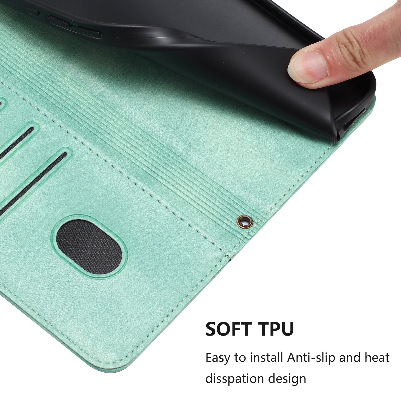 For iPhone 15 Pro Max Cases Wallet Stand Retro Texture Leather Phone Cover with Lanyard - TechGearPal