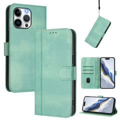 For iPhone 15 Pro Max Cases Wallet Stand Retro Texture Leather Phone Cover with Lanyard - TechGearPal