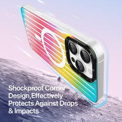 For iPhone 16 Pro Max Case DUX DUCIS Zest Series Compatible with MagSafe Gradient TPU + PET Phone Cover - TechGearPal