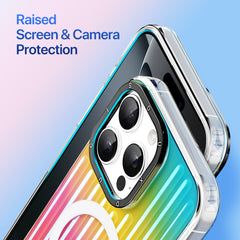 For iPhone 16 Pro Max Case DUX DUCIS Zest Series Compatible with MagSafe Gradient TPU + PET Phone Cover - TechGearPal