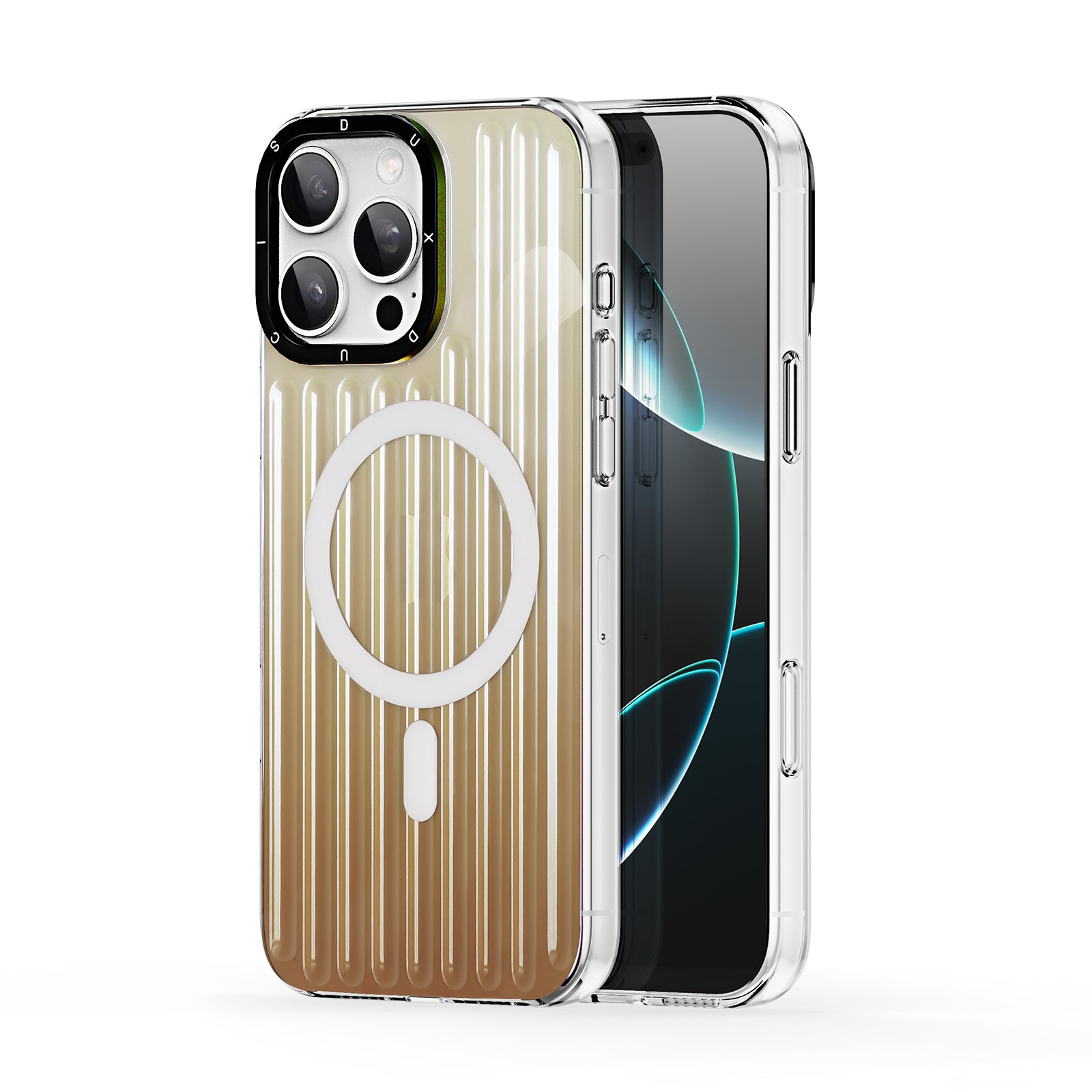 For iPhone 16 Pro Max Case DUX DUCIS Zest Series Compatible with MagSafe Gradient TPU + PET Phone Cover - TechGearPal