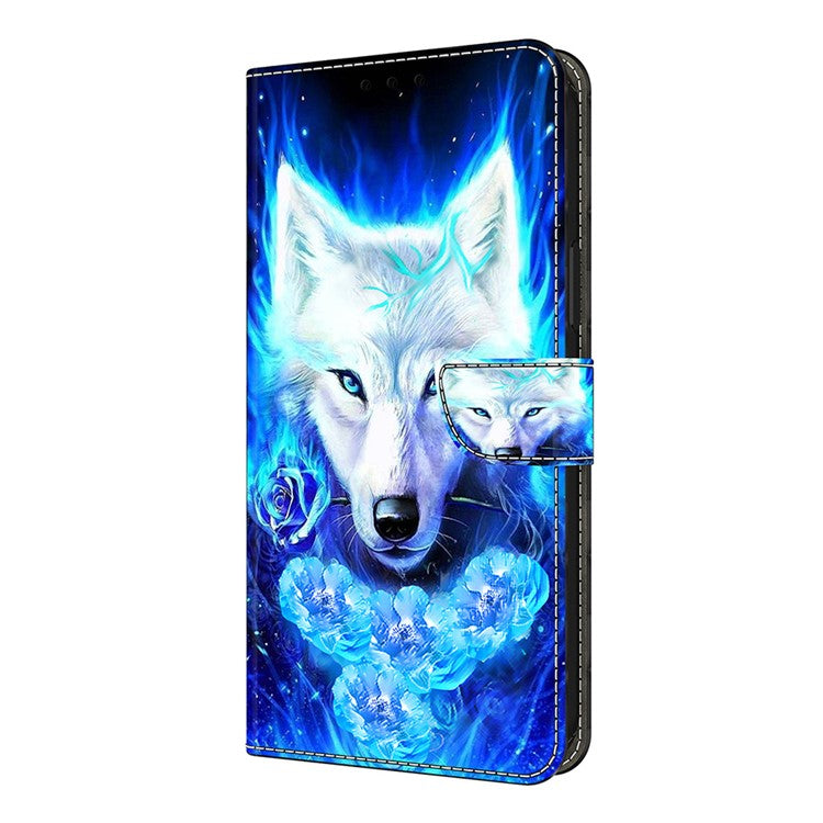 For Samsung Galaxy S24 FE Leather Case Pattern Printing Wallet Stand Flip Phone Cove - TechGearPal